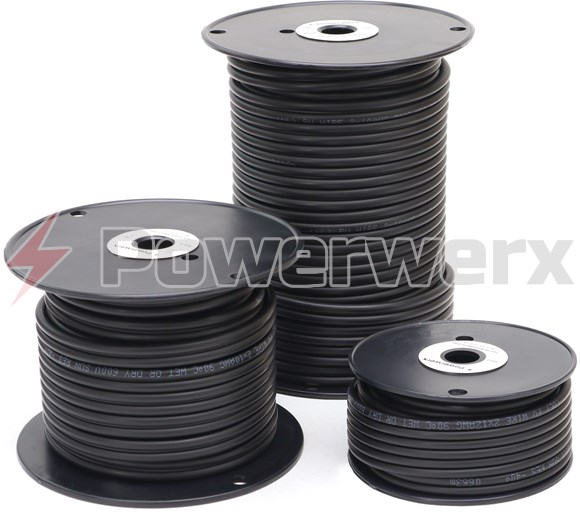 Picture of Twin Solar PV Wire 600V (Gauge: 10, Length: 50 ft., Color: Black)